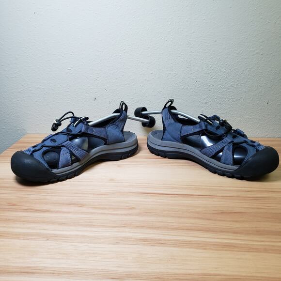 Keen Womens Size 9 Venice Hiking Sandals Blue Black Water Shoes Camping Gorpcore - Picture 4 of 13